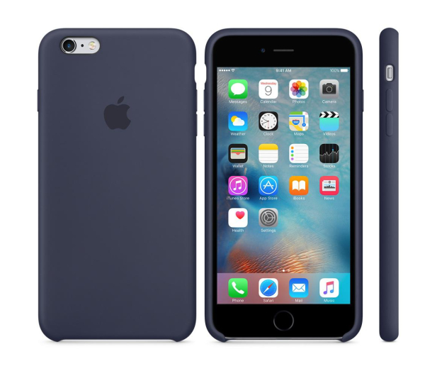 Apple iPhone 6s Plus Silicone Case nocny błękit - 259488 - zdjęcie 4